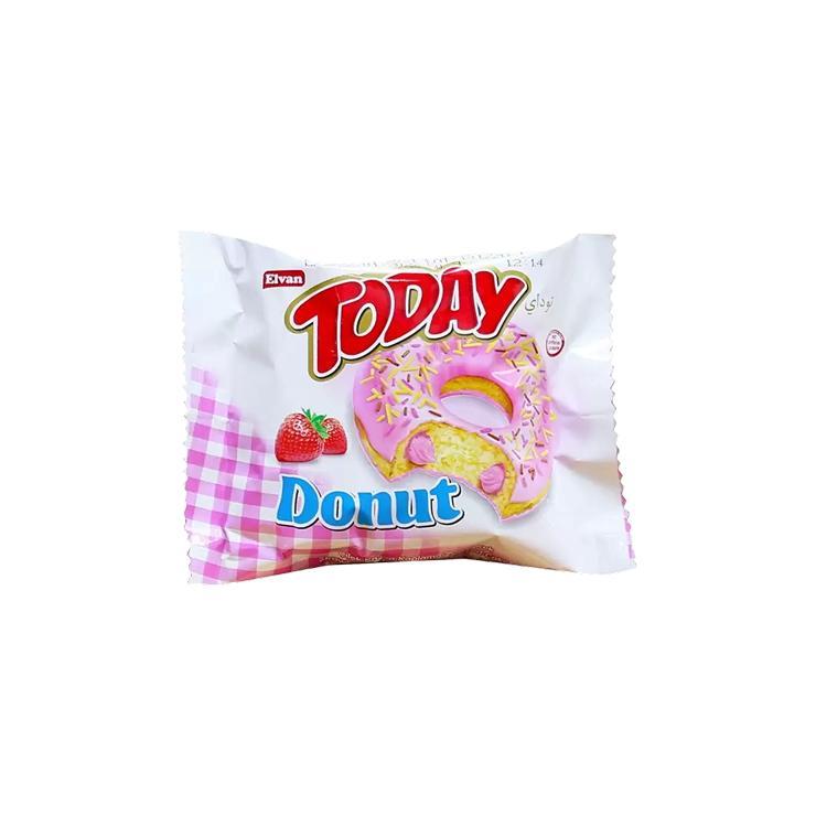Пончик Today donut клубника 40 гр., флоу-пак