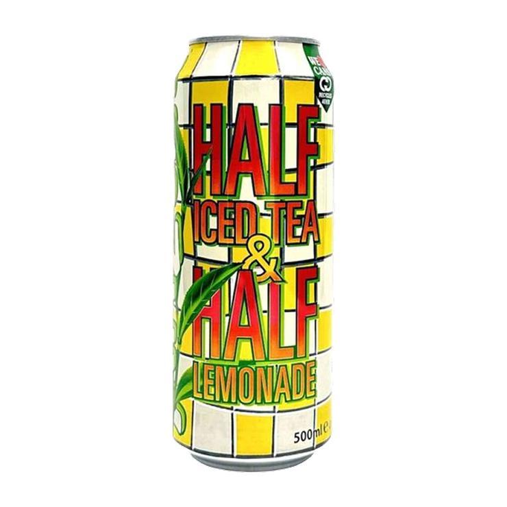 Чай холодный Arizona Half & Half Нидерланды 500 мл., ж/б
