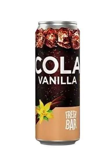 Напиток Fresh Bar Кола ванила газированный 450 мл., ж/б