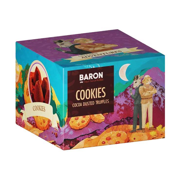 Трюфели BARON французские с кусочками печенья 100 гр., картон