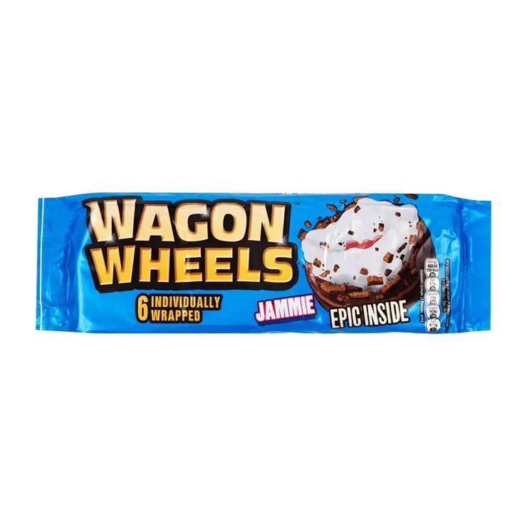 Печенье Wagon Wheels с суфле и джемом 228,6 гр., флоу-пак