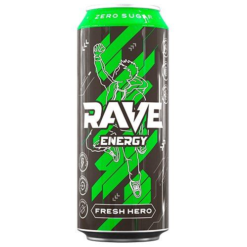 Напиток энергетический Rave Fresh Hero 500 мл., ж/б