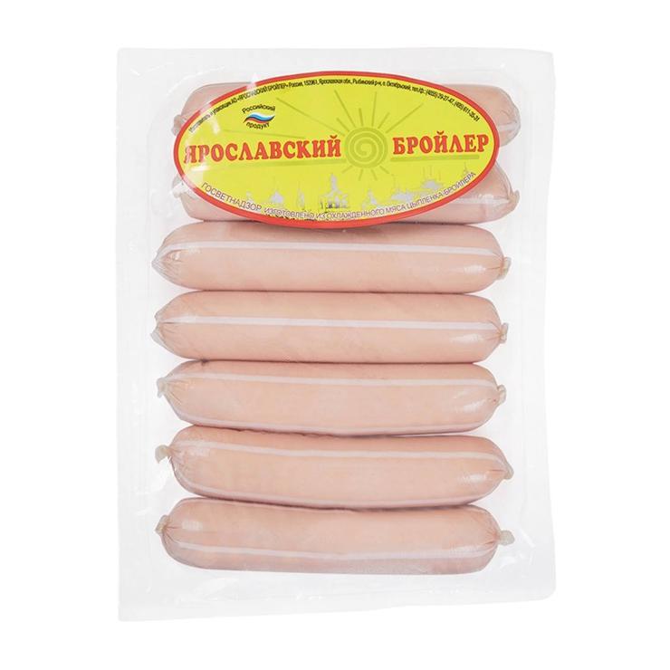 Сосиски Ярославский бройлер молочные традиционные 300 гр., лоток