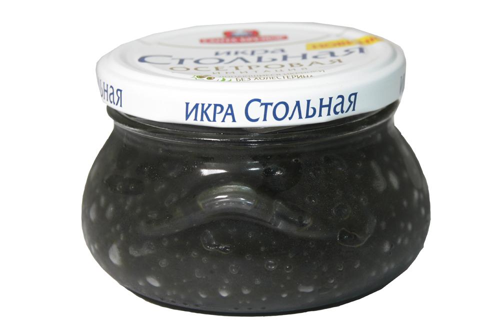 Икра Санта Бремор осетровая имитированная стольная люкс 230 гр., стекло