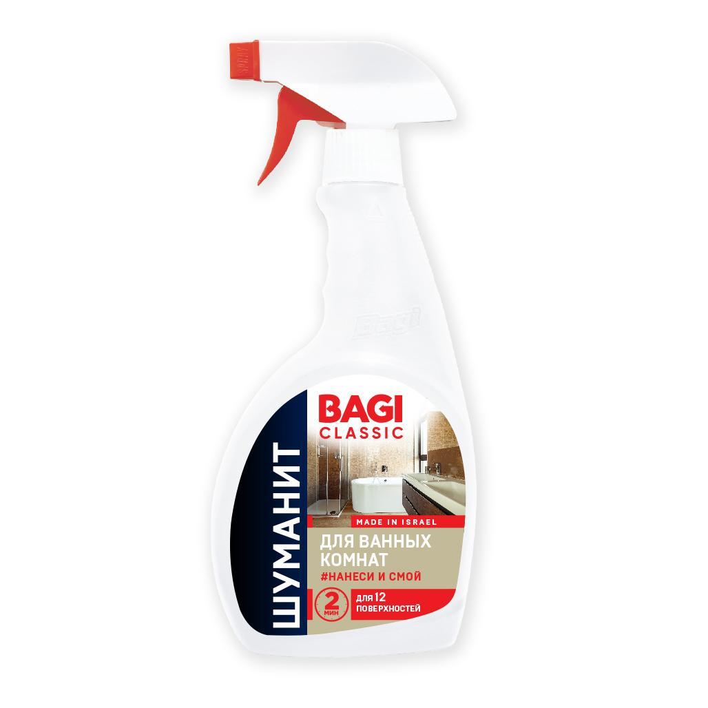 Чистящее средство Bagi classic шуманит для ванных комнат, 400 мл. ПЭТ