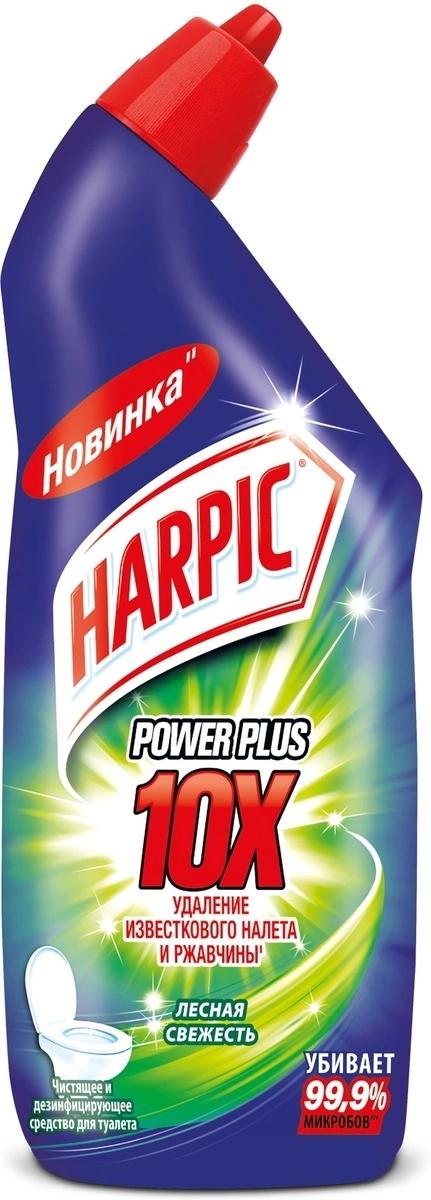 Дезинфицирующее средство для туалета лесная свежесть, Harpic Power Plus, 700 мл., ПЭТ
