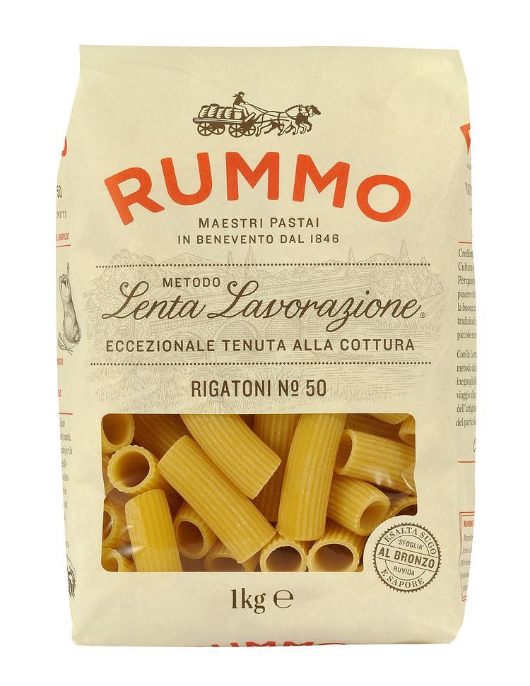 Макаронные изделия Rummo классические РИГАТОНИ 50, 1 кг., пакет