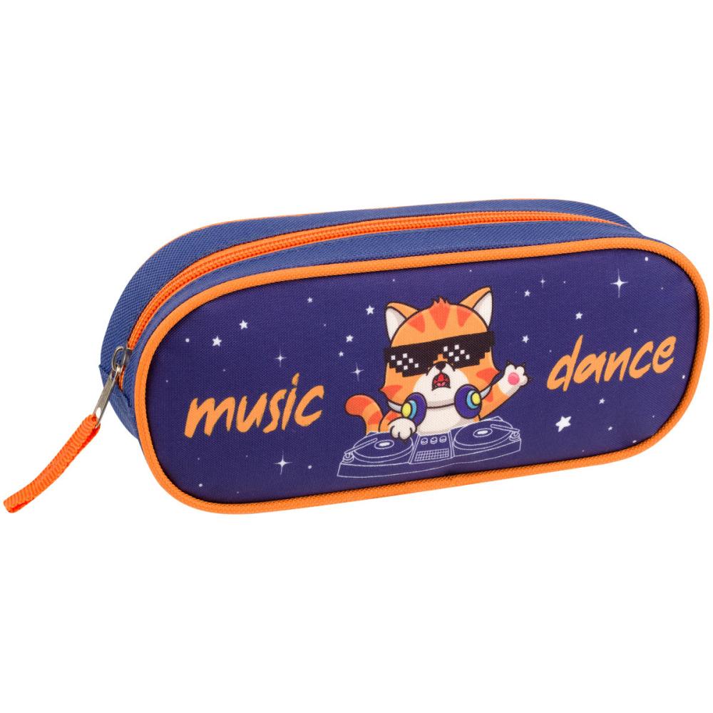 Пенал ArtSpace Music Cat 210 х 80 х 45 полиэстер., пакет