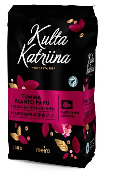 Кофе зерновой Kulta Katriina Tumma 500 гр., вакуум
