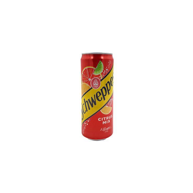 Напиток газированный Schweppes цитрус микс 330 мл., ж/б