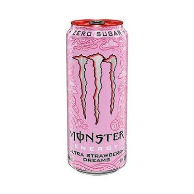 Напиток энергетический Monster Energy Strawberry Dreams без сахара 500 мл., ж/б