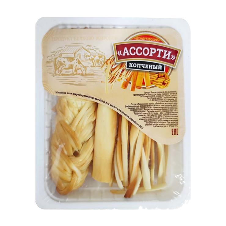 Сыр Дондуковский ассорти копченый 150 гр., лоток