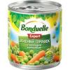 Консерва Bonduelle  овощная зеленый горошек с молодой морковью, 212 гр., ж/б