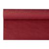 Скатерть PapStar, бумажная 1200х8 м., в рулоне бордовая, 460 гр., пакет