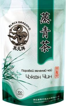 Чай зеленый Черный Дракон Чжен Чин паровой листовой