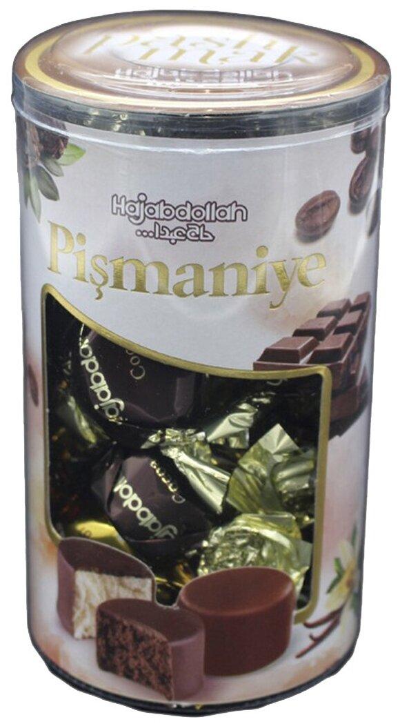 Конфеты Hajabdollah из пишмание шоколадное ассорти 3 вкуса, 200 гр., туба