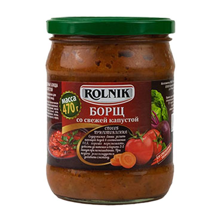 Борщ Rolnik из свежей капусты 420 гр., стекло