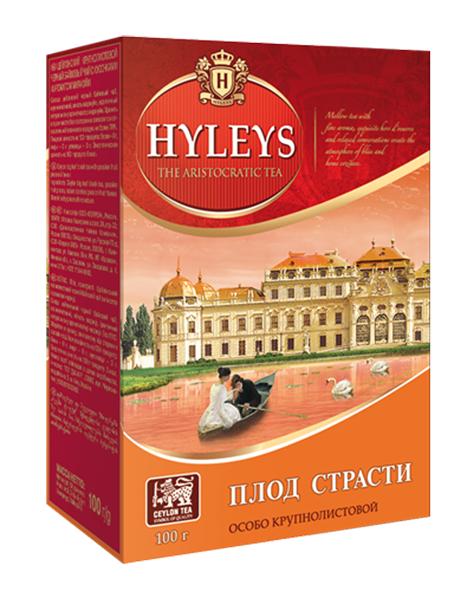 Чай Hyleys Плод страсти Маракуйя черный, 100 гр., картон