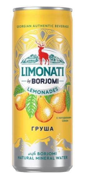 Лимонад Borjomi Limonati Груша 330 мл., ж/б