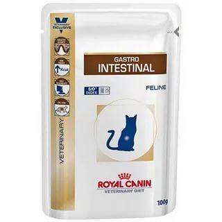 Консервы диетические для кошек при нарушениях пищеварения, Royal Canin Gastro Intestinal Feline , 100 гр., Дой-пак
