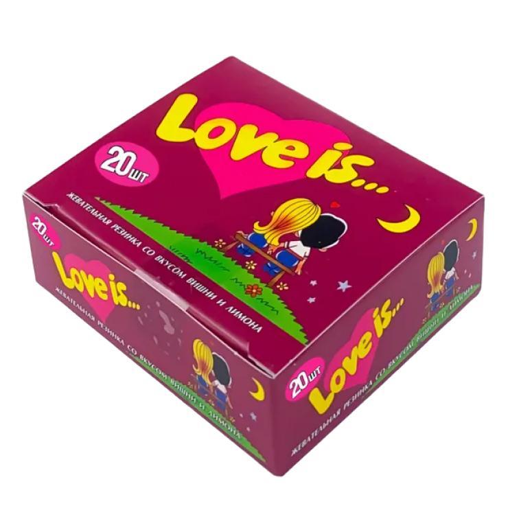 Жевательная резинка Love is... Вишня лимон 4,2 гр., оберкта