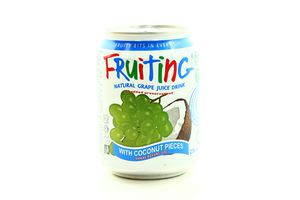 Напиток Фрутинг из виноградного сока с кусочками кокоса, 238 мл., ж/б
