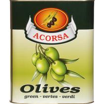 Оливки Acorsa зеленые с косточкой