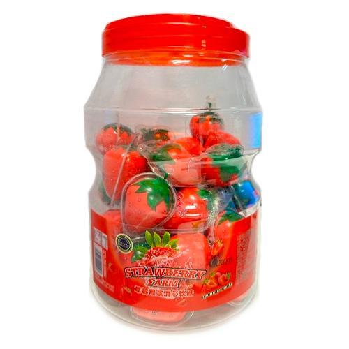 Мармелад жевательный Yuanzhimeng Strawberry Farm 18 гр., пластик