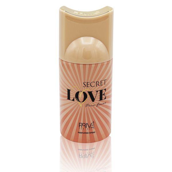 Дезодорант-спрей Prive SECRET LOVE POUR FEMME женский 250 мл., спрей