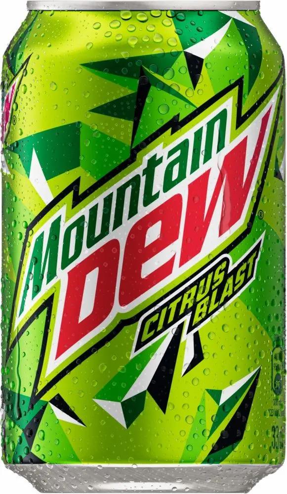 Напиток Mountain Dew Citrus Blast Дания 330 мл., ж/б