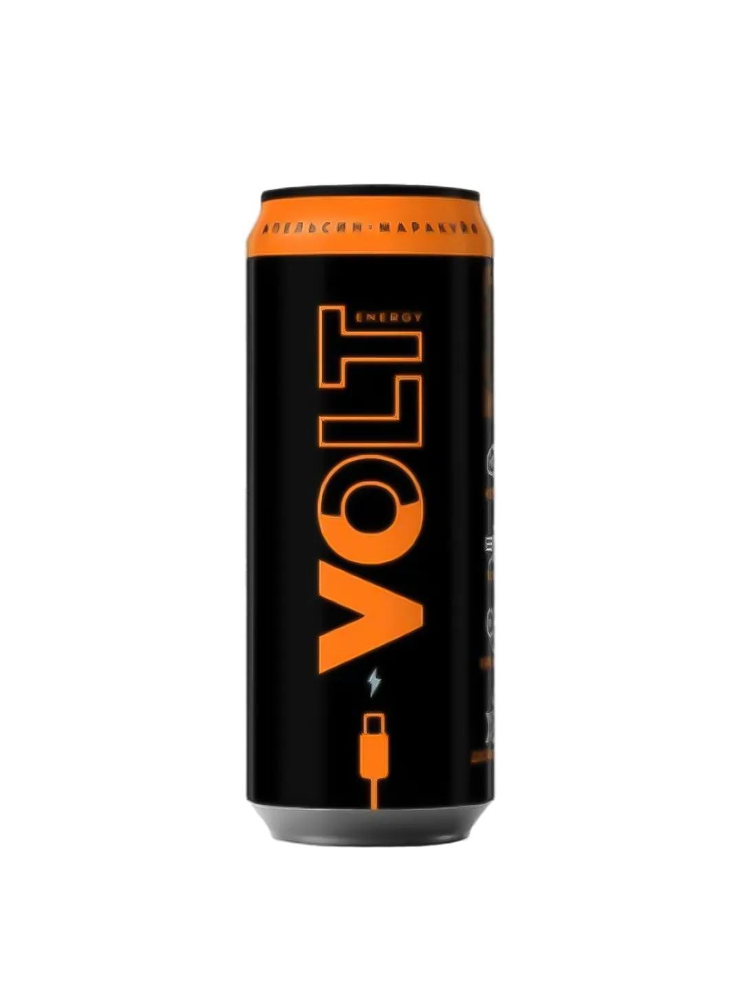 Напиток энергетический Volt Energy апельсин маракуйя 450 мл., ж/б