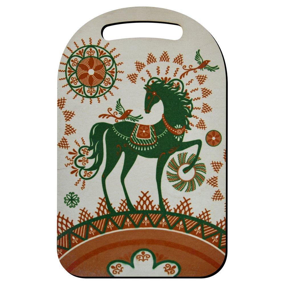 Доска разделочная Мультидом сивка-бурка 29х18,5 см 4 дизайна., пакет