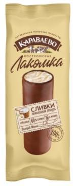 Мороженое пломбир Караваево Костромская Лакомка 70 гр., флоу-пак