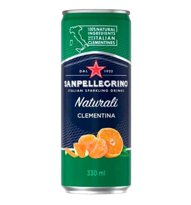 Напиток газированный Sanpellegrino клементин 330 мл., ж/б