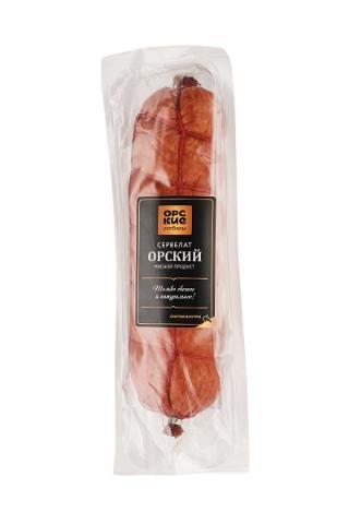 Сервелат Орский Мясокомбинат Орский п/к з/с 800 гр., оболочка