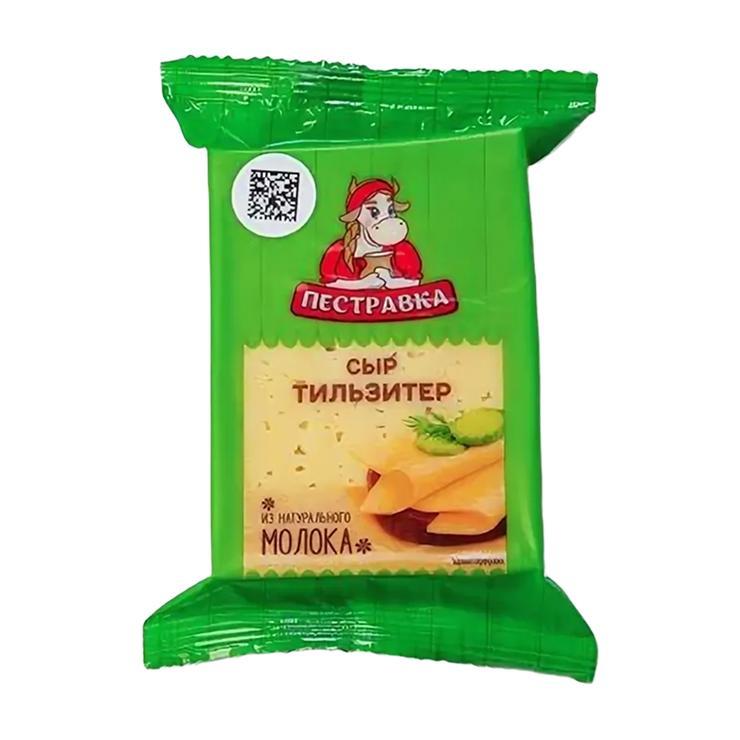Сыр Пестравка Тильзитер 45% 200 гр., флоу-пак