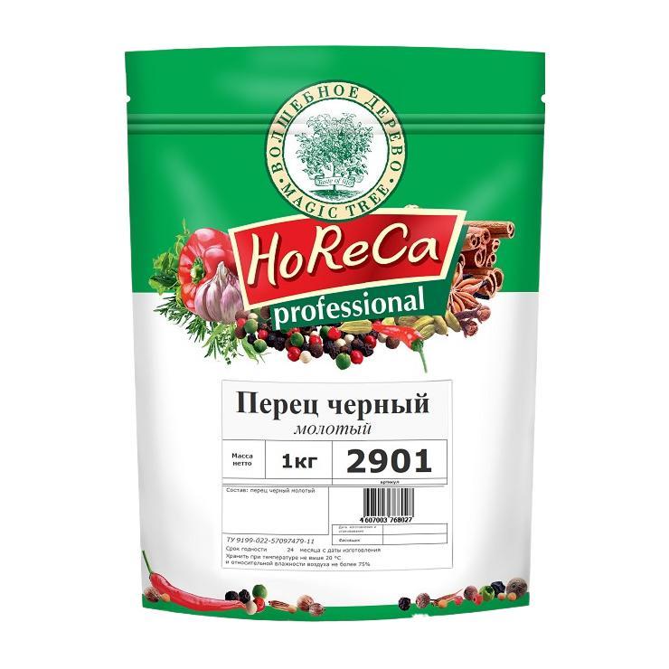 Перец Волшебное Дерево черный молотый HoReCa 1 кг., дой-пак