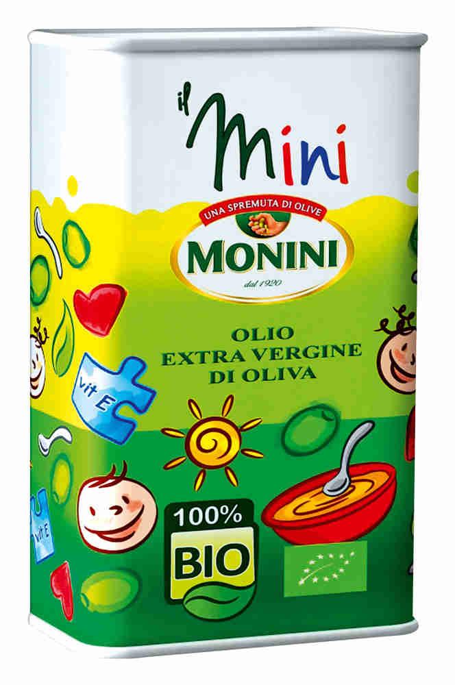 Масло оливковое Extra Virgin Monini il mini, 500 гр., жестяная банка