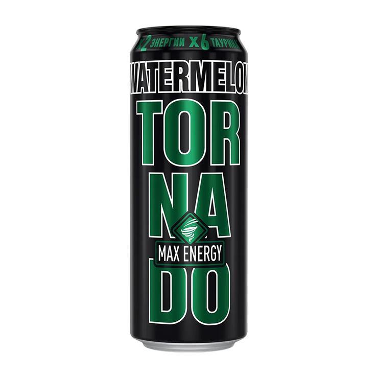 Напиток энергетический Tornado Energy Max Watermelon 445 мл., ж/б