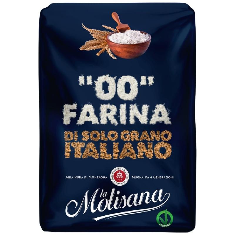 Мука La Molisana 605 Wheat Flour из мягких сортов пшеницы тип 00 1 кг., флоу-пак