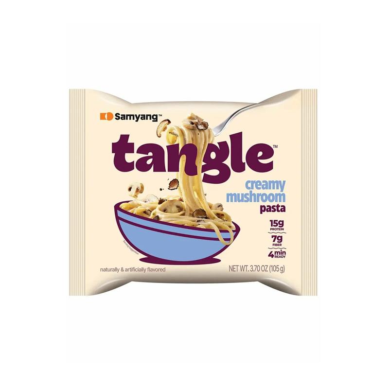 Лапша Samyang TANGLE со сливочным соусом и грибами 105 гр., флоу-пак