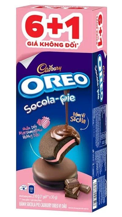 Печенье Oreo Choco-Pie Клубника 180 гр., картон