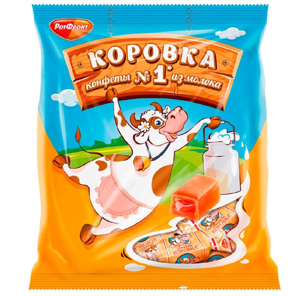 Конфеты Рот Фронт Коровка классическая 180 гр., флоу-пак