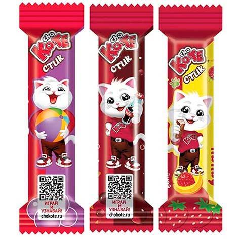 Конфеты Cho Ko-Te Stick ассорти 4 кг., картон