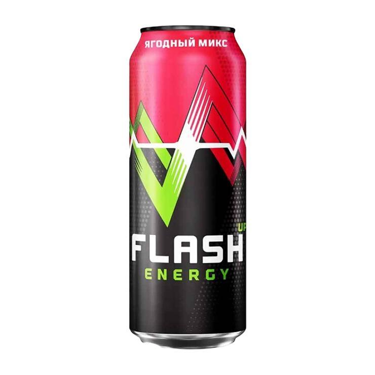 Напиток энергетический Flash Up ягодный микс 450 мл., ж/б