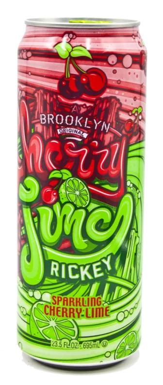 Напиток Arizona Rickey игристая вишня и лайм, газированный, ж/б, 695мл