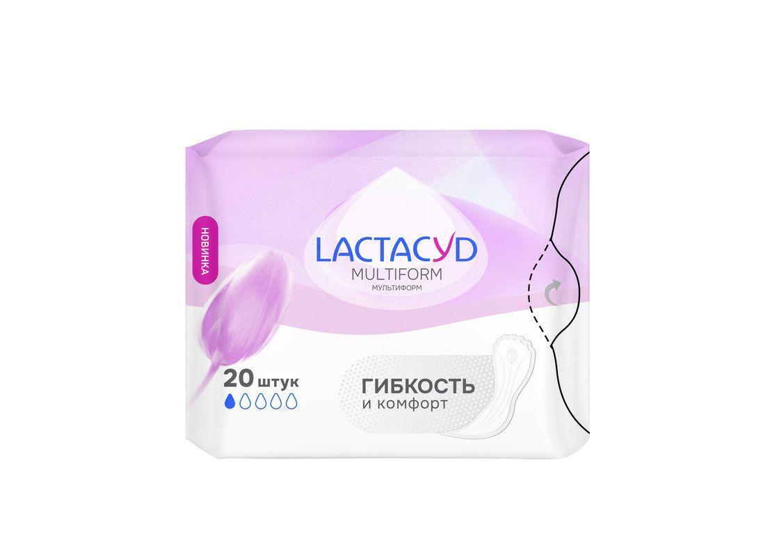 Прокладки ежедневные Lactacyd Multiform 20 шт., флоу-пак