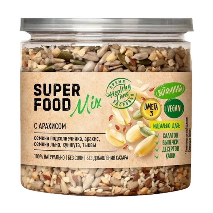 Смесь семян Super Food Mix арахис 260 гр., ПЭТ