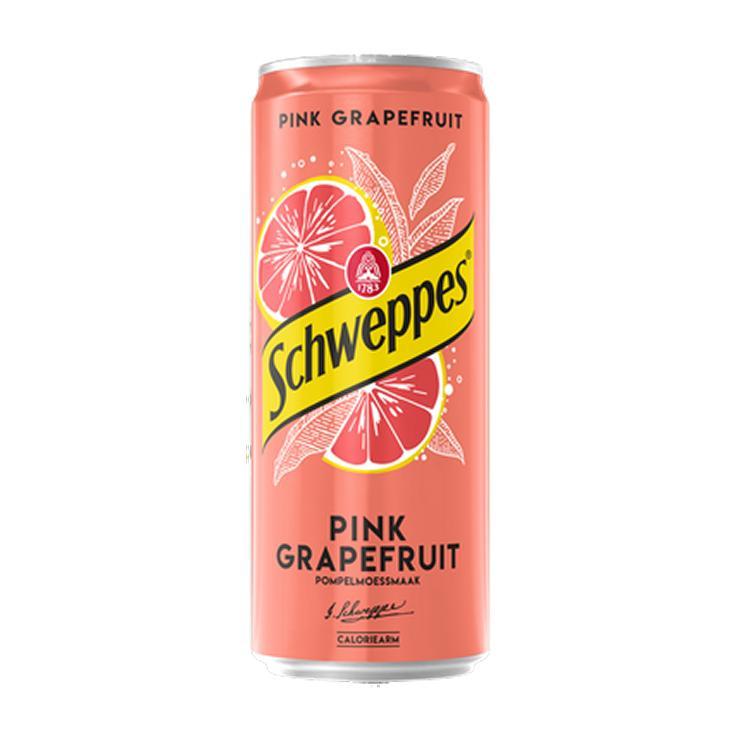 Напиток газированный Schweppes pink grapefruit 330 мл., ж/б