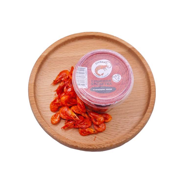 Креветка Снекус Азовская с перцем чили 40 гр., пластиковая упаковка